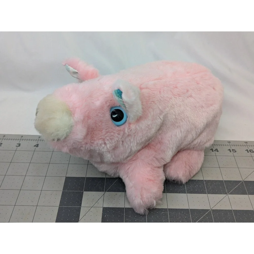 Pink Pig Bean Plush 7 Inch‎ Blue Eyes Stuffed Animal Toy